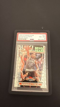 Shaquille O Neal Beam Team Rookie PSA 8