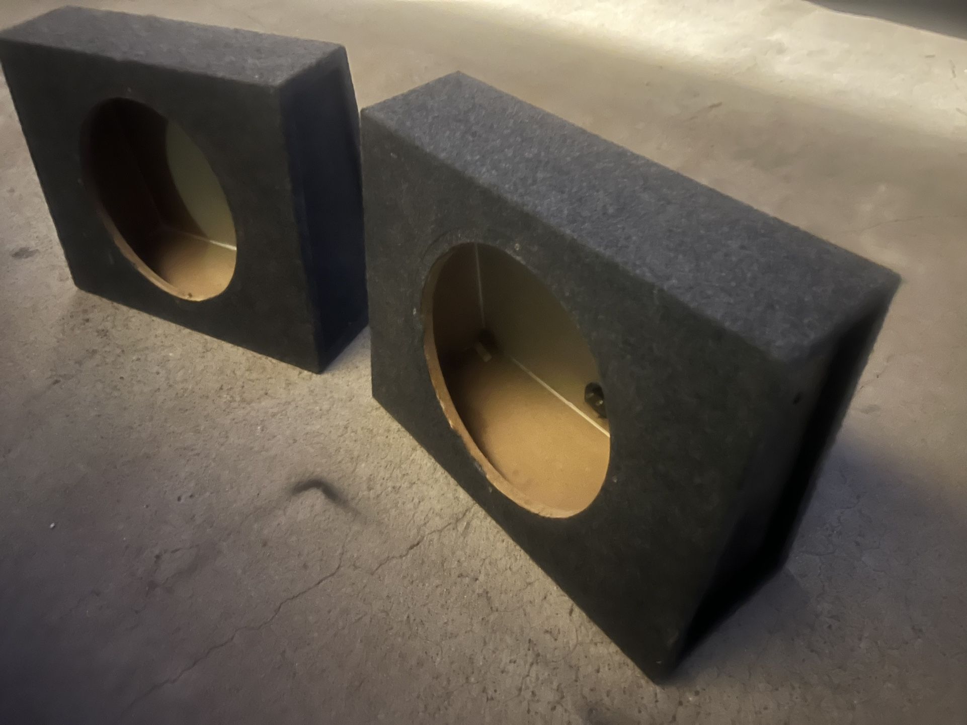 ($70 Firm ) Pair Of 12” Single Cab Sub Boxes (sold As Set Only)