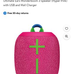 Pink Wonderboom 3 Bluetooth Speaker Yy