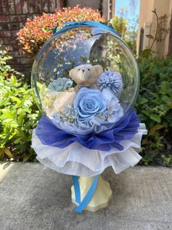 Flower balloon (with bear)