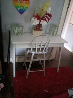 Table and chair