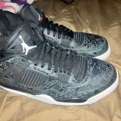 Jordan 4 Retro/Laser Black Gum