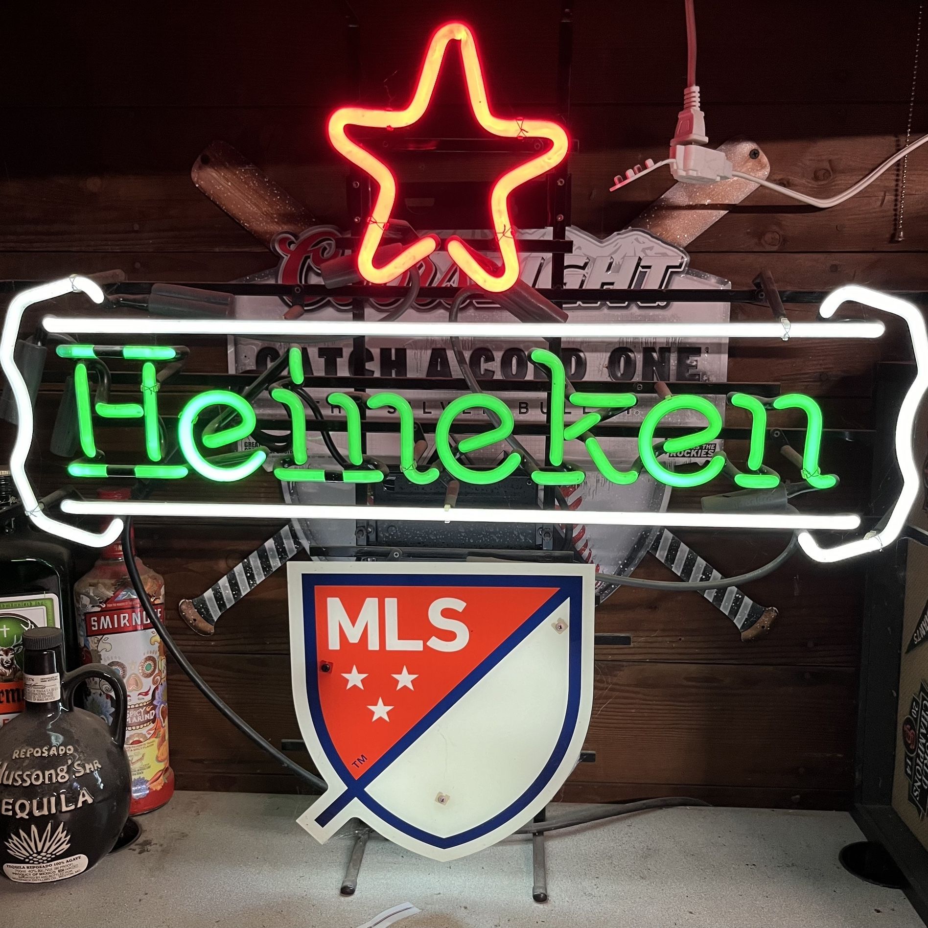 Heineken MLS Logo Neon Sign for Sale in Patterson, CA - OfferUp