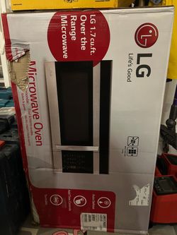 LG 1.7 Cu Ft Over-the-Range Microwave - New in Box