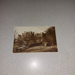EXTREMELY RARE VINTAGE EITHER EDWARDIAN ERA OR EARLY 1900'S KENILWORTH CASTLE FROM THE SOUTH UNUSED POSTCARD 