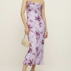 Reformation Aribella Silk Dress XS