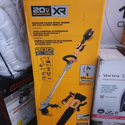 Dewalt 20v Battery Powered String Trimmer & Blower Combo