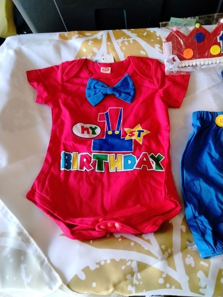 Baby Boy First Birthday Outfit