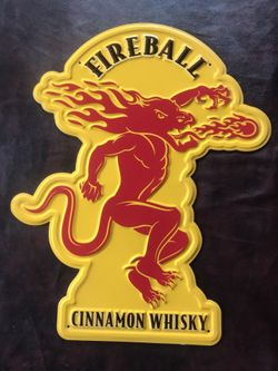 Cinnamon, Whiskey Fireball Tin Dragon