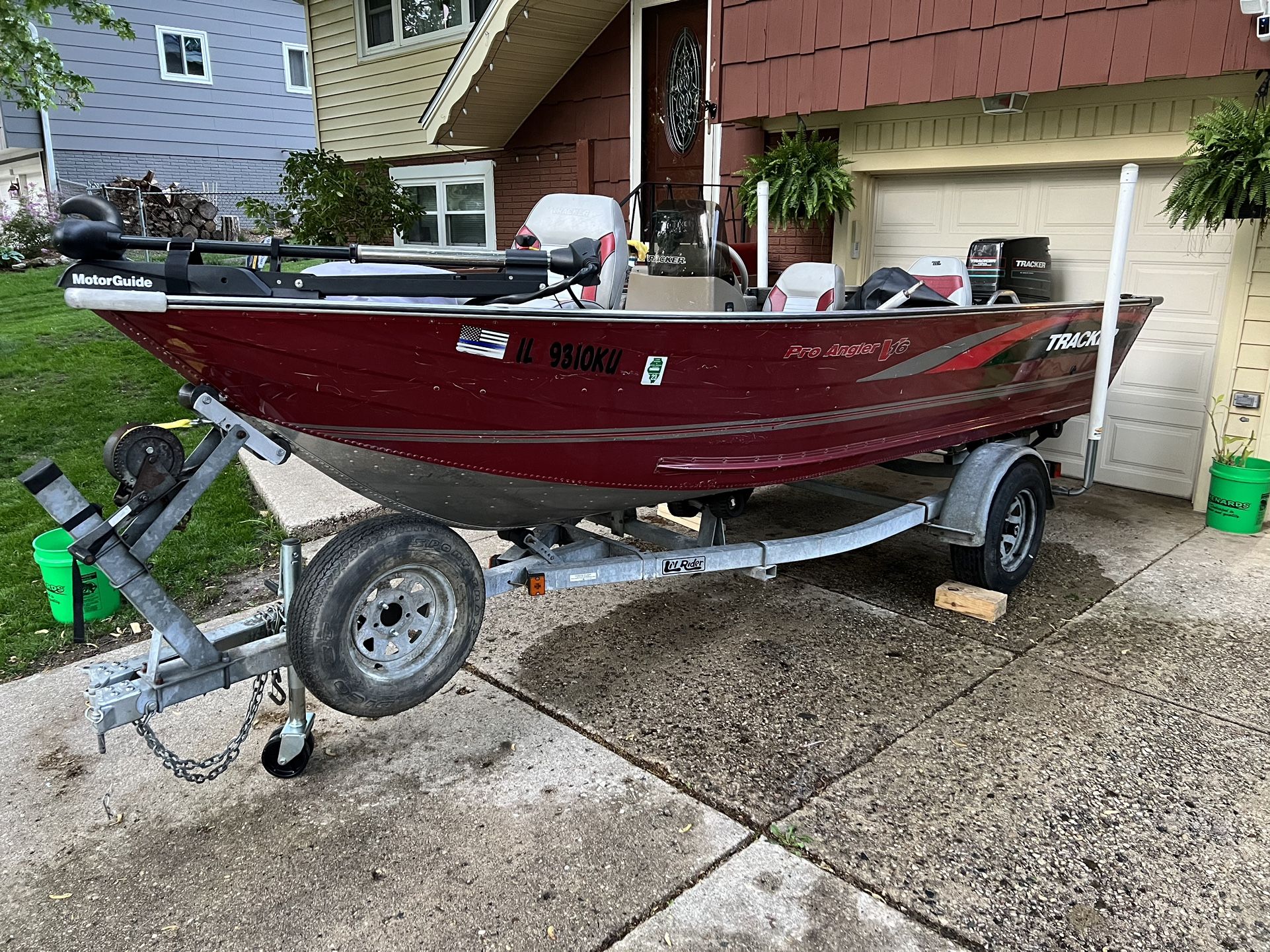 pro team 1996 bass tracker pro 16