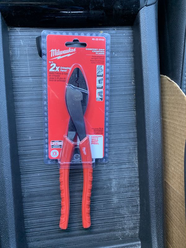 Milwaukee 48226100 9" High Leverage Lineman's Pliers w/ Crimper for