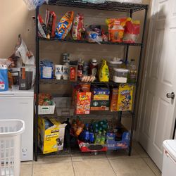 5 Tier Steel Wire Shelving Unit 