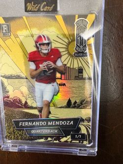 Fernando Mendoza Wild Card Rookie TRUE 1/1 Card 1/1