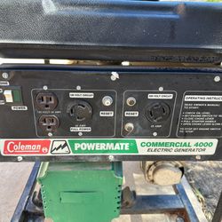 Coleman 4000W Generator 