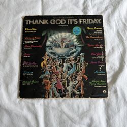 Thank God It's Friday - Motion Picture Soundtrack - 1978 12” Vinyl 3 LP Record Aly