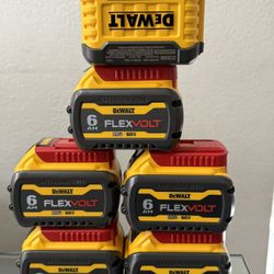 DEWALT FLEXVOLT 20V/60V MAX Lithium-Ion 6.0Ah Battery Each Cada Una ‼️‼️