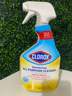 Clorox Disinfecting All Purpose Cleaner, Bleach Free, Crisp Lemon