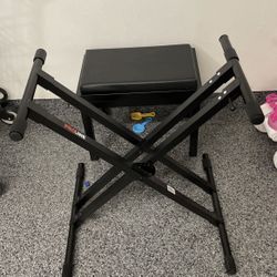 Keyboard Stand And Chair 