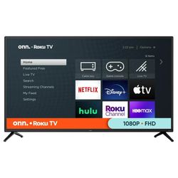 42” Onn Class 1080P Full High Definition LED Roku Smart TV
