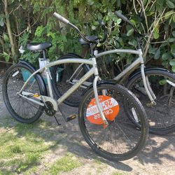 26 NEW BEACH CRUISER 1 SPEED  READY TO RIDE - $ 119 EACH 
