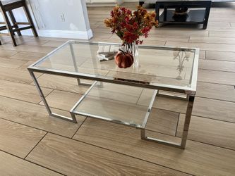 glass coffee table
