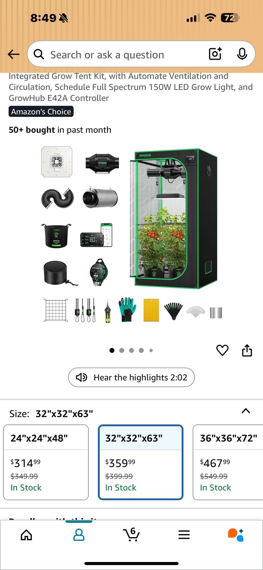 Vivosun Smart Grow Tent