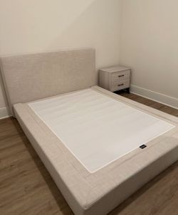 SoftFrame Designs Ultra Bed Set + Headboard (Dune) – Full Size + 9” Box Spring Included
