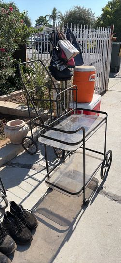 Small black cart