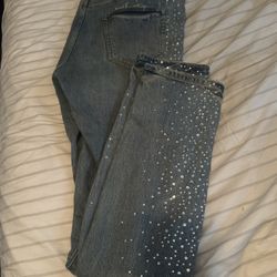 Purple Brand Embellished Denim 