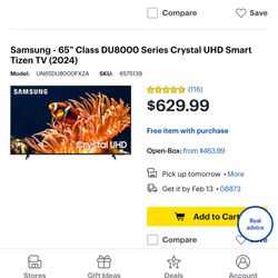 Brand new 65 Inch UHD Samsung TV