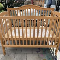 Sturdy Wooden Crib