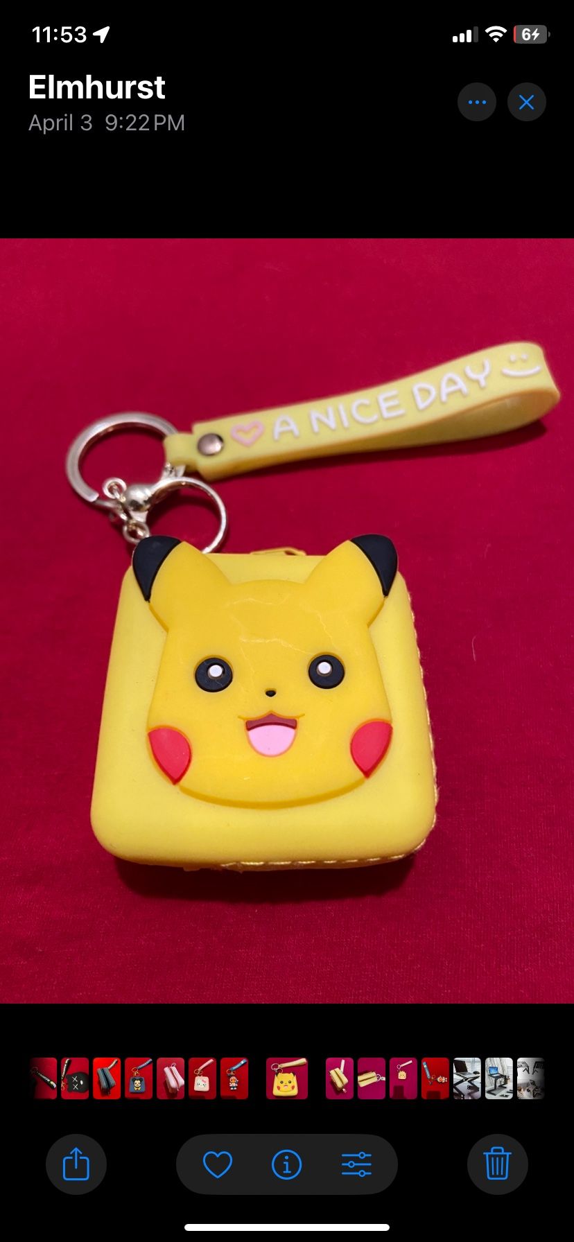 Pokémon silicone Coin Purse