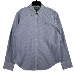 RALPH LAUREN No Iron Button Down Shirt LARGE