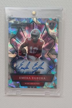 Emeka Egbuka Wild Card Alumination Auto #92/99