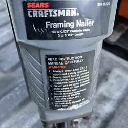 craftsman framing gun