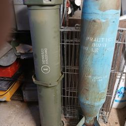 Practice bomb and mortar tube