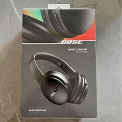 Bose QuietComfort - Headphones with mic - full size - Bluetooth - wireless, wired - active noise canceling - 3.5 mm jack - black, brand new