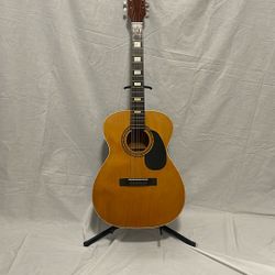Vintage 1960s Kingston Acoustic Guitar – Sears Catalog Model 000 – Made by Kawai/Teisco – Rare Butterfly Logo – Fully Restored & Setup