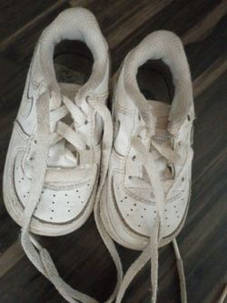 Baby white Nikes
