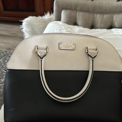 Kate Spade Navy/off White Leather Women’s Purse
