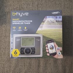 B-Hyve Smart Watering 6-Station Wi-Fi Compatible Indoor/Outdoor Smart Irrigation Timer