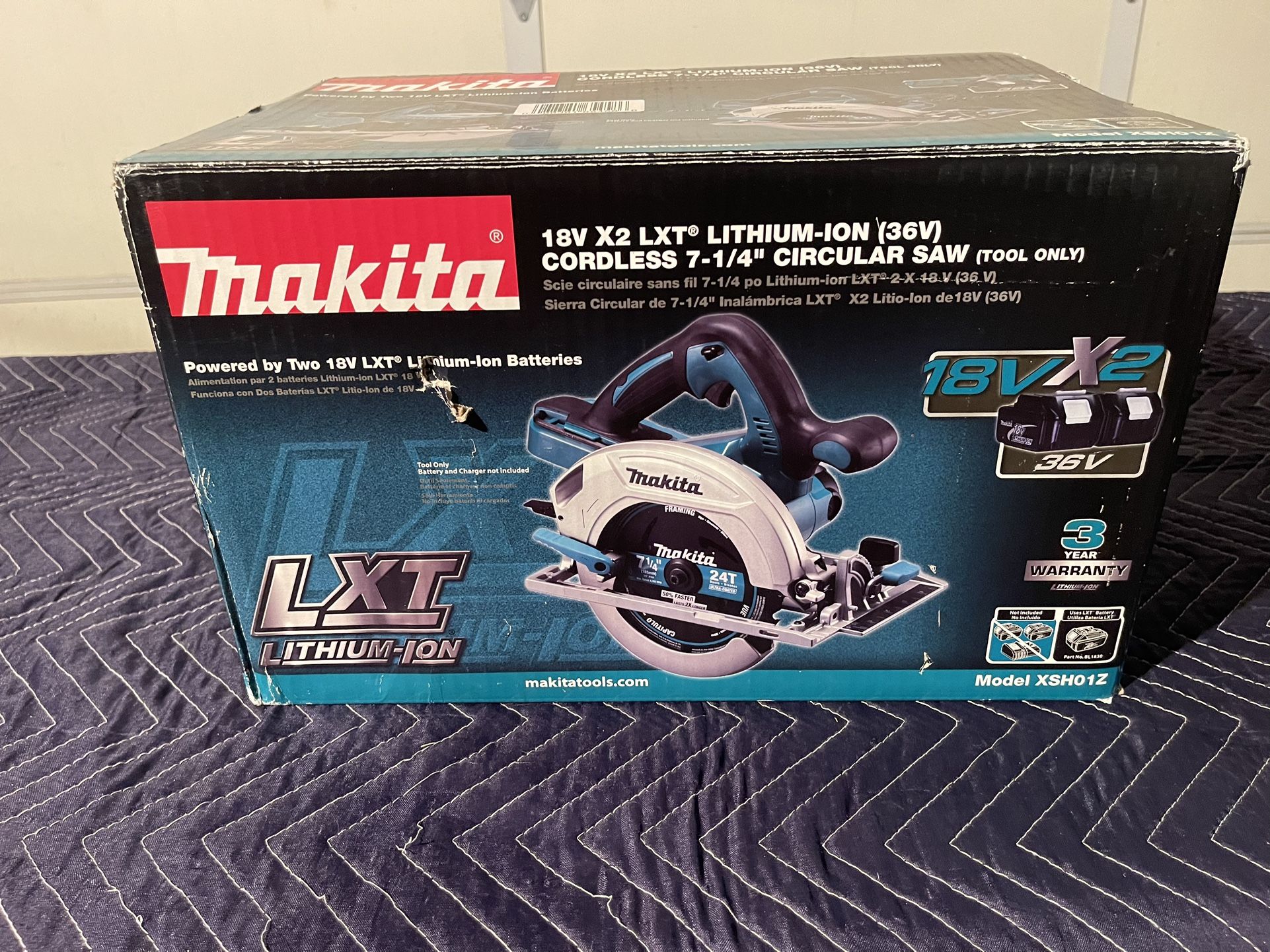 Makita Cordless 36V 7 1/4 Circular Saw 