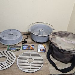 Camp Chef Ultimate Aluminum  Dutch Oven Roaster Smoker Cooker Size: 13" W x 9" T