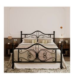 Butterfly-shaped Bed Frame