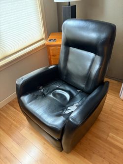 Black recliner