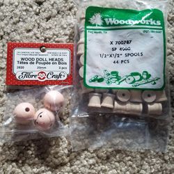 NWT lot of 2 Wood Craft Supplies