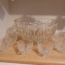Punch Bowl & Cups
