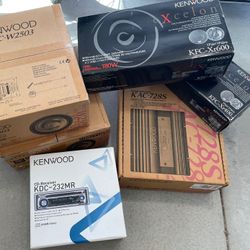 Complete Kenwood Car Audio  600watt -Brand New