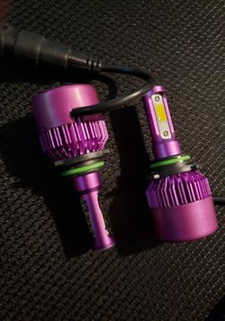 9006 led bulbs 6000k-6500k white new!!