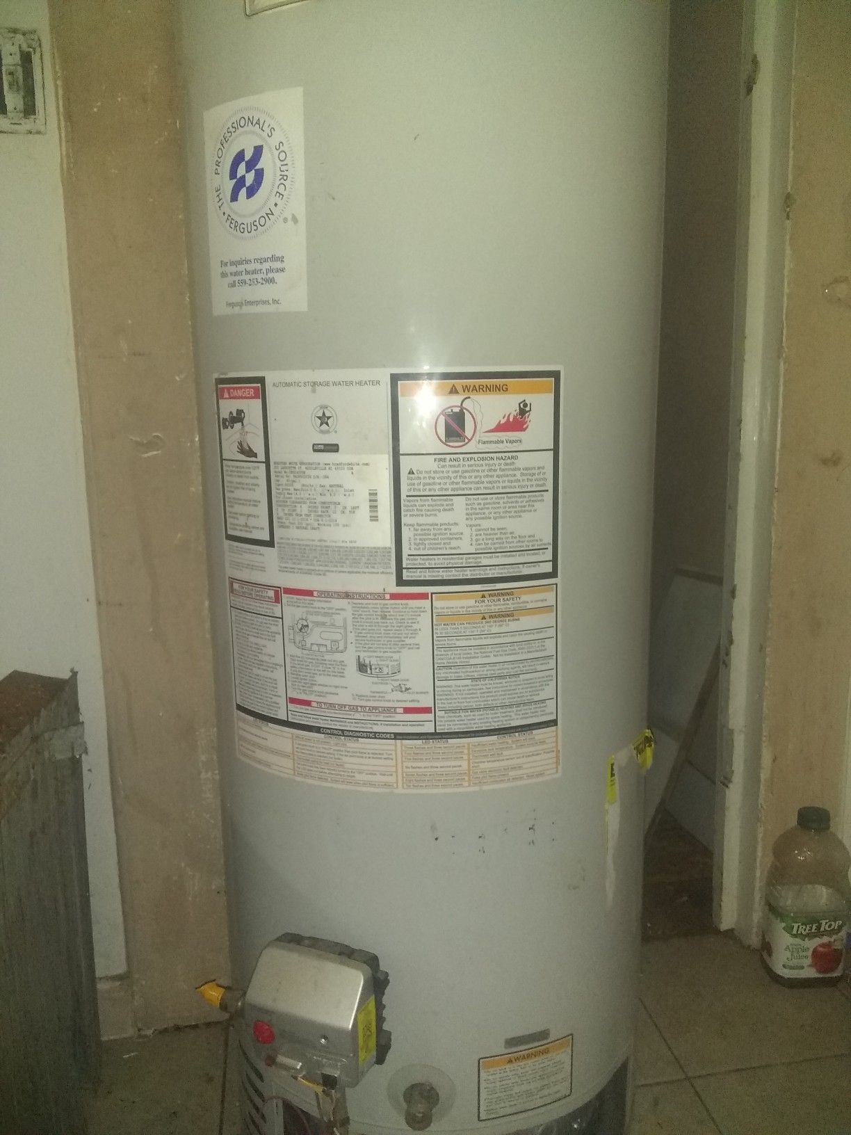 "The Professional's Source Ferguson" Water Heater - Brand New